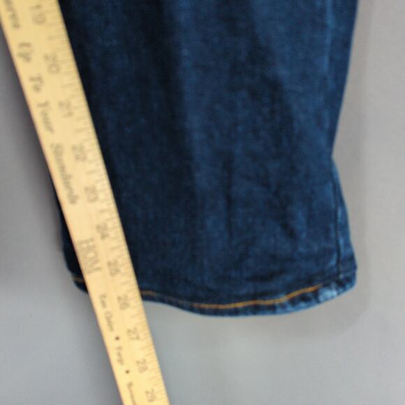 Lucky Brand Jeans Mens 32x27 Blue 363 Straight Hemmed Stretch - Picture 6 of 10